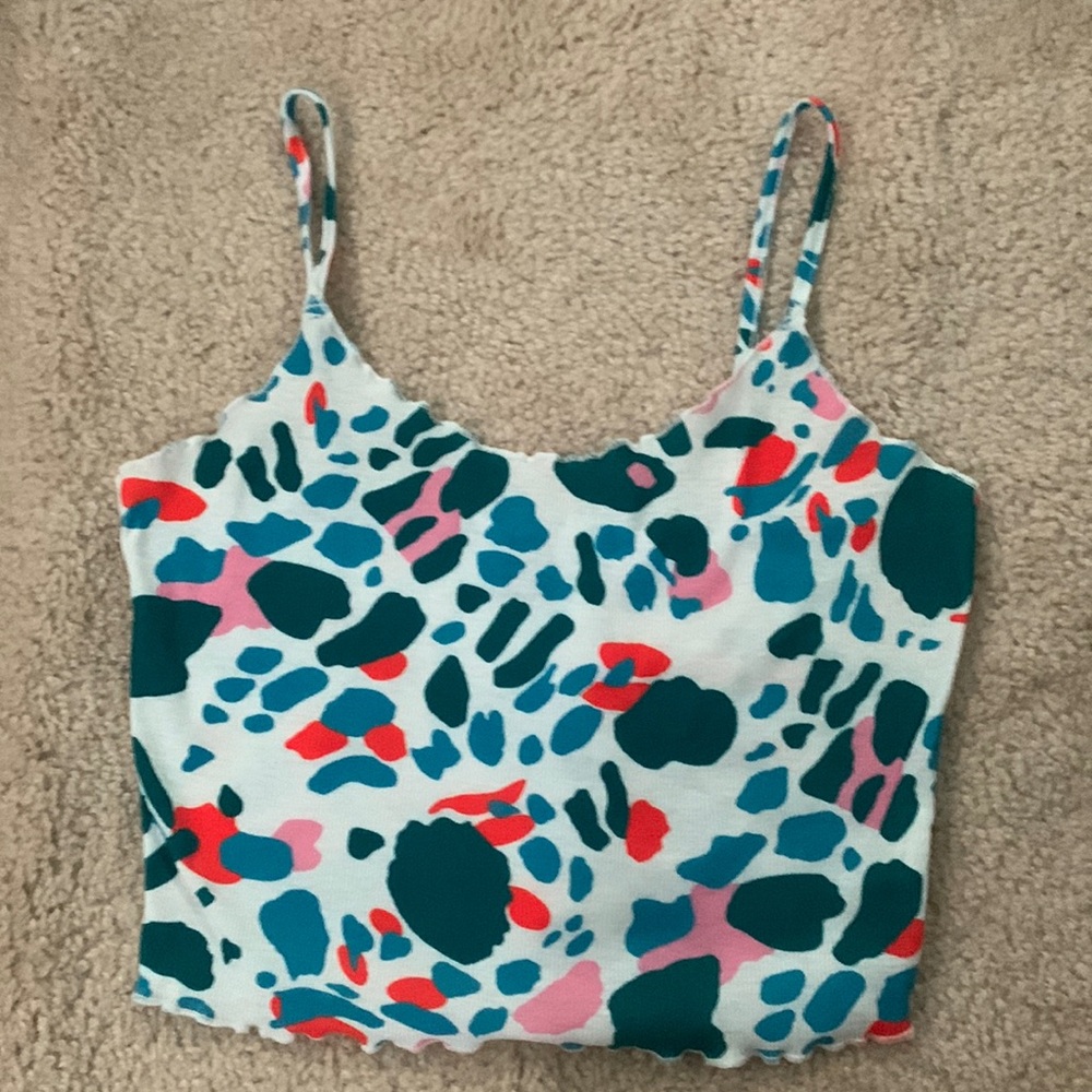 SHEIN multi color crop top